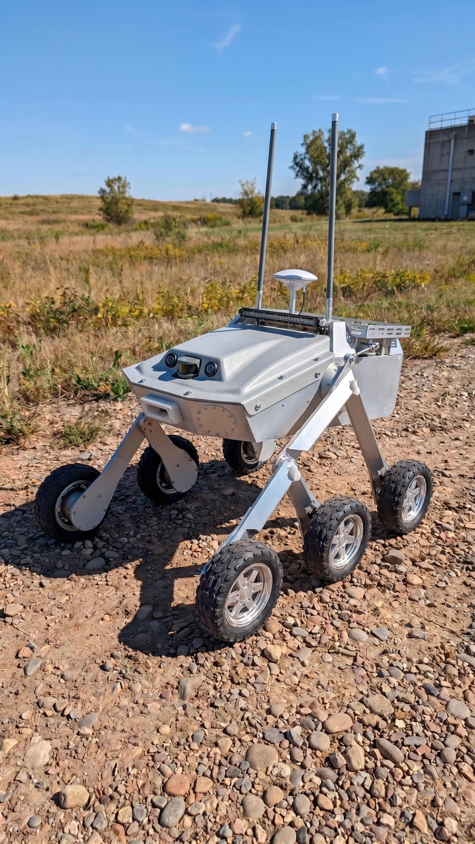 Cut and Spray Robot in the Outdoors